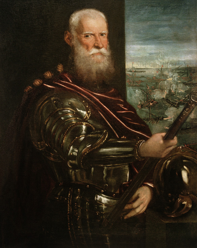 Portrait of Sebastiano Vernier (d.1578) Commander-in-Chief of the Venetian forces in the war against à Tintoretto (alias Jacopo Robusti, alias Le Tintoret)