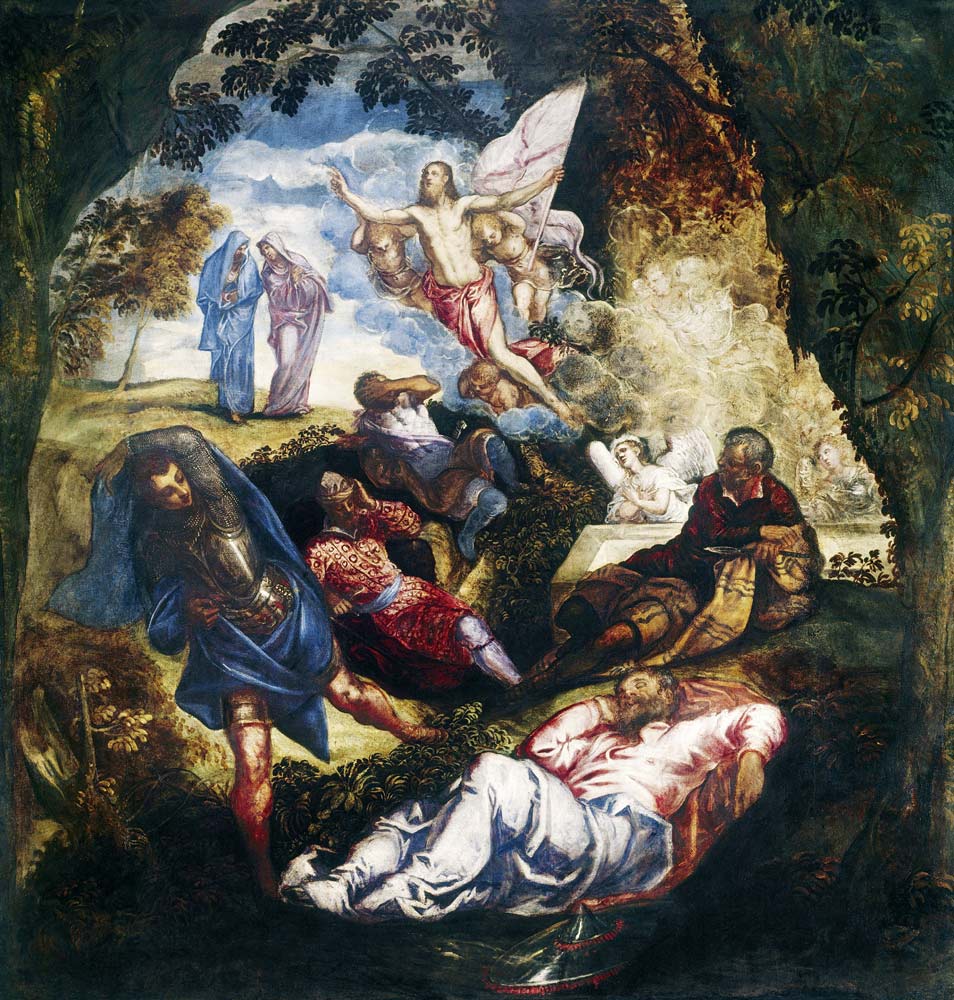 The Resurrection of Christ à Tintoretto (alias Jacopo Robusti, alias Le Tintoret)