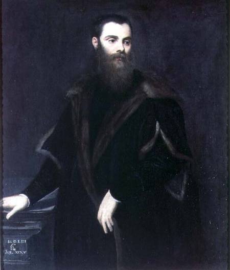 Lorenzo Soranzo (1519-75), aged 35 à Tintoretto (alias Jacopo Robusti, alias Le Tintoret)