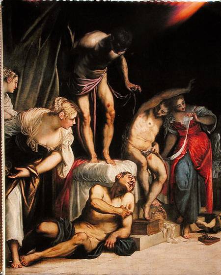 Saint Roch curing the Plague à Tintoretto (alias Jacopo Robusti, alias Le Tintoret)