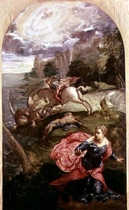 St.George and the Dragon à Tintoretto (alias Jacopo Robusti, alias Le Tintoret)