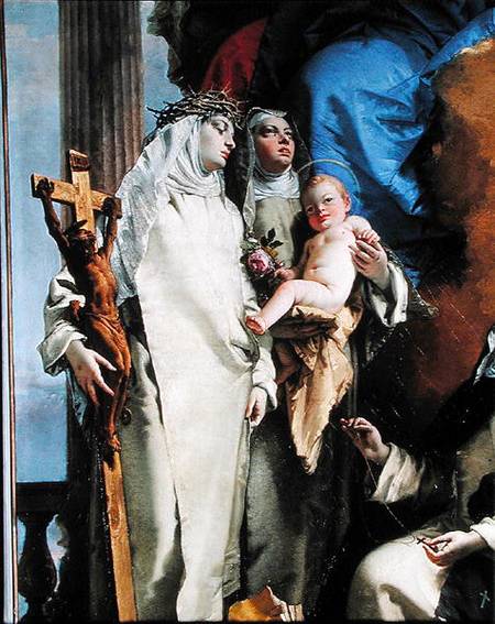 The Virgin and three Dominican Saints à Tintoretto (alias Jacopo Robusti, alias Le Tintoret)