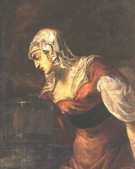 The Woman of Samaria at the Well à Tintoretto (alias Jacopo Robusti, alias Le Tintoret)