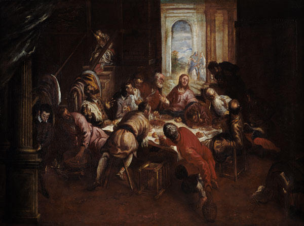 The Last Supper à Tintoretto (alias Jacopo Robusti, alias Le Tintoret)