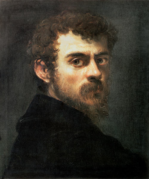 Self Portrait à Tintoretto (alias Jacopo Robusti, alias Le Tintoret)