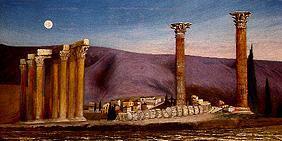 La ruine du temple de Zeus à Athènes