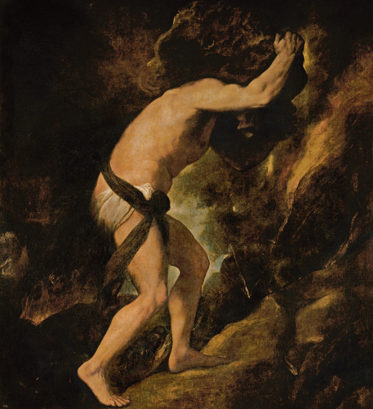Sisyphus à Le Titien (alias Tiziano Vecellio)