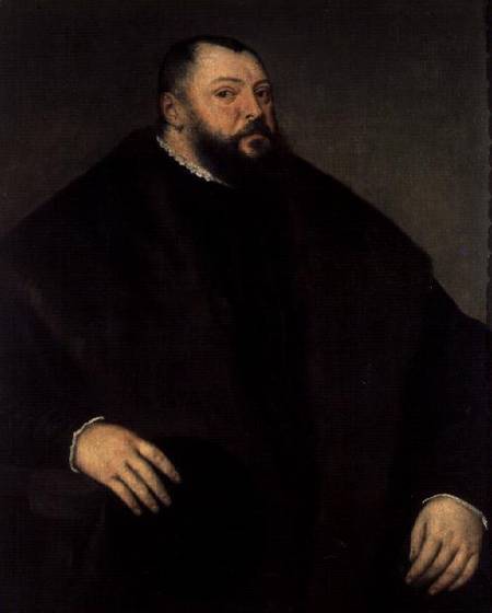 Elector Johann Freidrich ven Sachsen (1503-54) à Le Titien (alias Tiziano Vecellio)