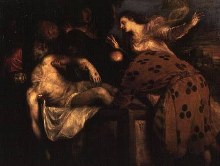 The Entombment of Christ à Le Titien (alias Tiziano Vecellio)