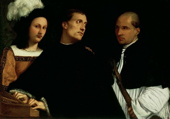 Interrupted Concert, c.1512 à Le Titien (alias Tiziano Vecellio)