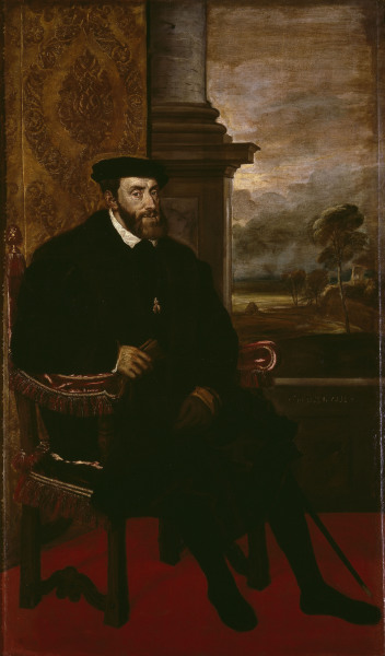 Charles V à Le Titien (alias Tiziano Vecellio)