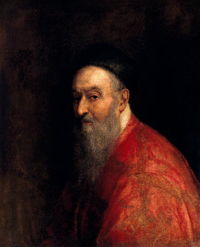 Portrait of a Venetian Senator à Le Titien (alias Tiziano Vecellio)