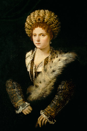 Isabella d Este, Markgräfin von Mantua à Le Titien (alias Tiziano Vecellio)
