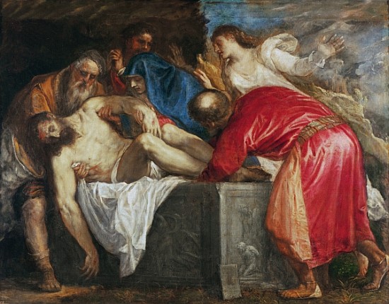 The Entombment of Christ à Le Titien (alias Tiziano Vecellio)