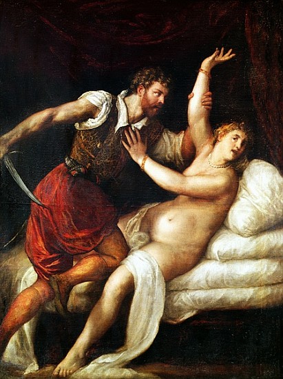 The Rape of Lucretia à Le Titien (alias Tiziano Vecellio)