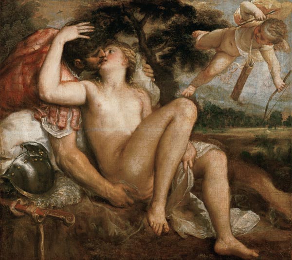 Mars, Venus und Amor à Tizian (copie)