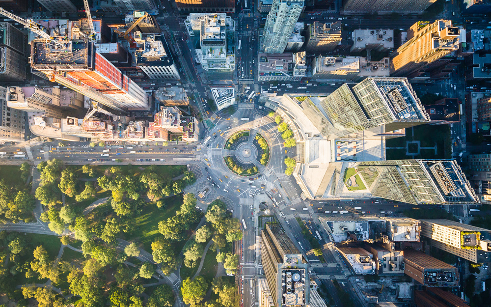 Columbus Circle Aerial à Toby Harriman