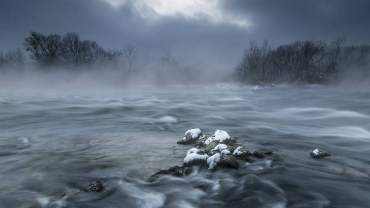 Frosty morning at the river à Tom Meier