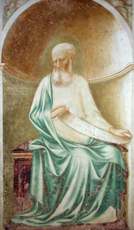 The Prophet Isaiah, from the intrados of the apse à Tommaso Masolino da Panicale