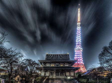 Zojoji , followed by Tokyo Tower