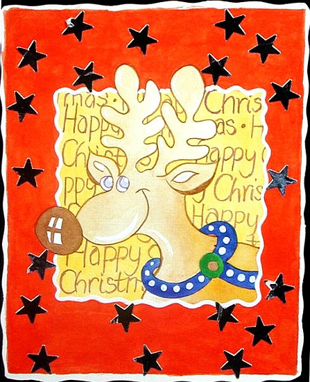 Happy Reindeer, 2005 (w/c on paper)  à Tony  Todd