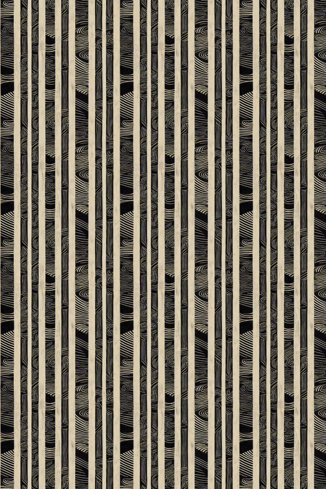 Beige Striped Pattern à Treechild