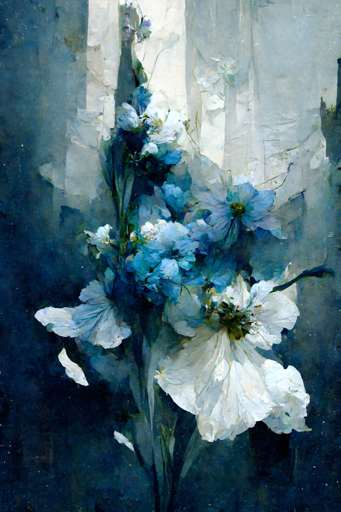 Blue Flower Bouquet à Treechild