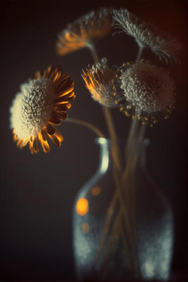 Flowers In Low Light