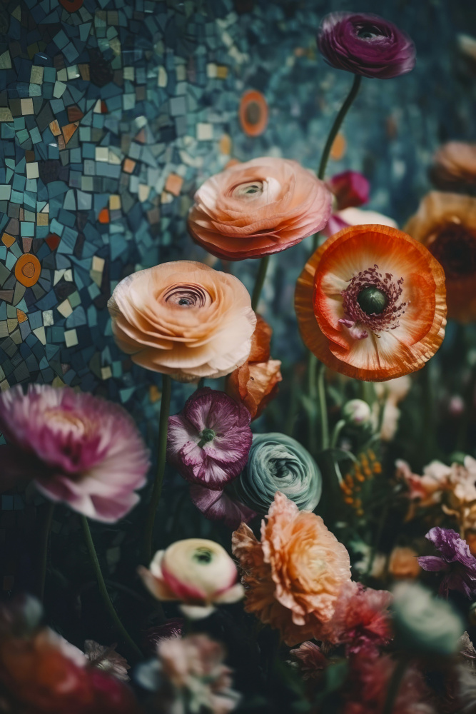 Flowers And Mosaic à Treechild