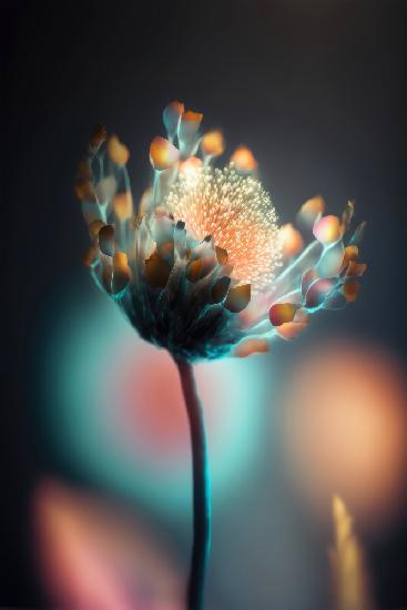Colorful Glowing Flower