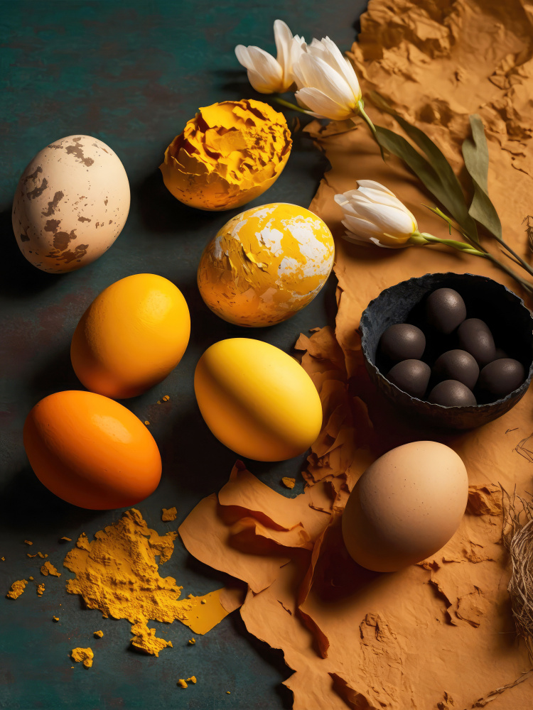 Colored Eggs à Treechild