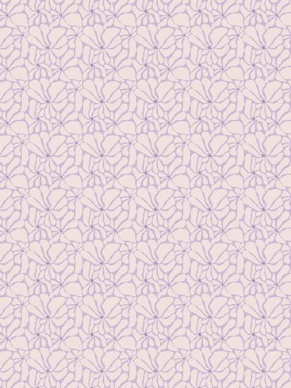 Cute Purple Flower Pattern