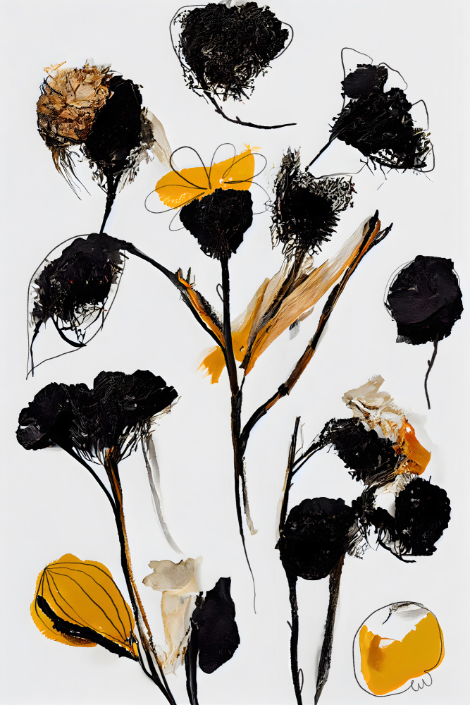 Black Dry Flowers à Treechild