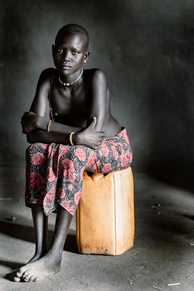 Young Mundari girl à Trevor Cole