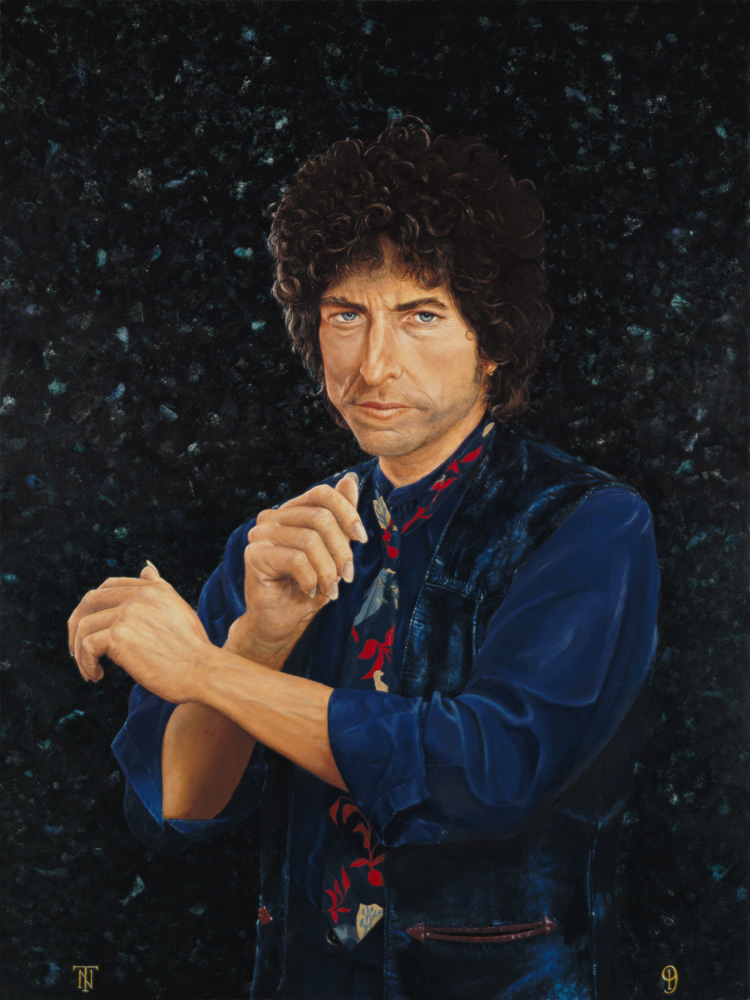 Bob Dylan (b.1946) 1991 (oil on canvas)  à Trevor  Neal