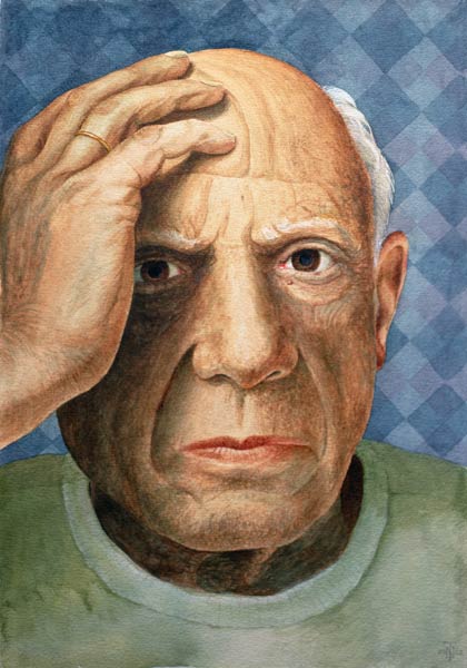 Picasso (1881-1973) (w/c + bodycolour on arches paper)  à Trevor  Neal
