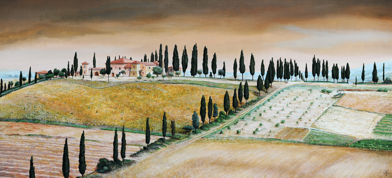 Villa on Hill, Tuscany à Trevor  Neal