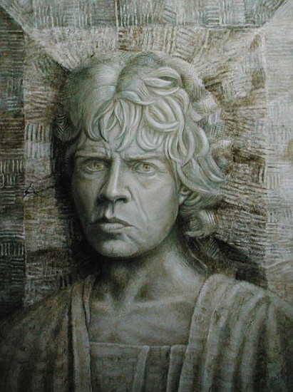 Jagger (b.1943) (oil on canvas board)  à Trevor  Neal
