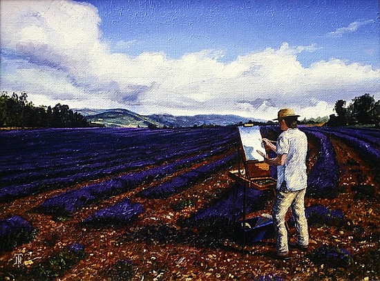 Painter, Vaucluse, Provence, 1998 (oil on canvas)  à Trevor  Neal