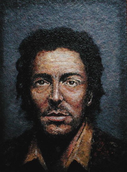 Springsteen (b.1949) (acrylic on straw board)  à Trevor  Neal