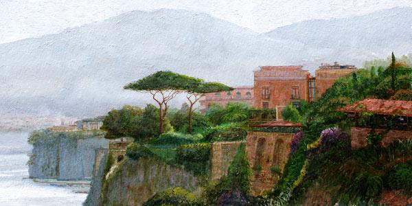 Sorrento Albergo, 2006 (oil on board) 