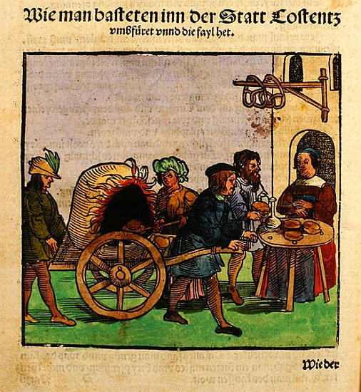 How they made bread at the Council of Constance, from ''Chronik des Konzils von Konstanz'' à Ulrich von Richental