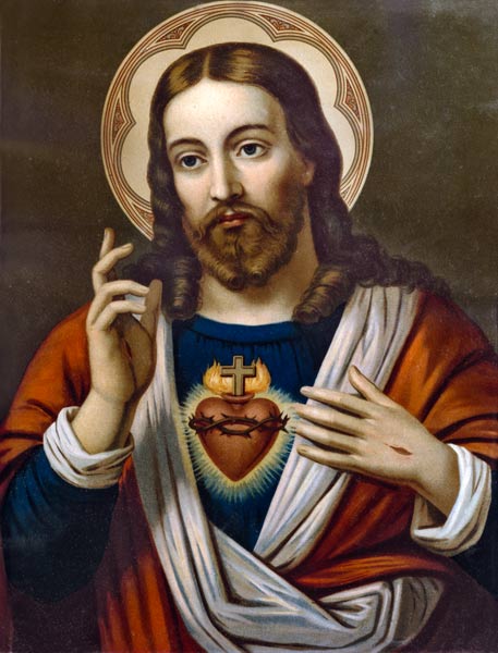 le cœur de Jésus à (autour de 1900) Auteur anonyme