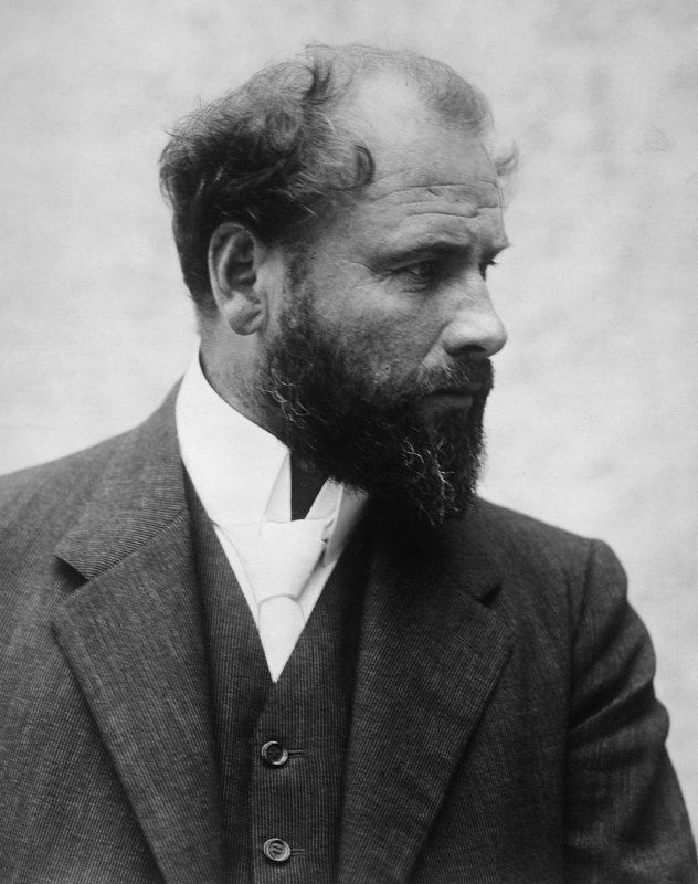 Der österreichische Maler Gustav Klimt à (autour de 1900) Auteur anonyme