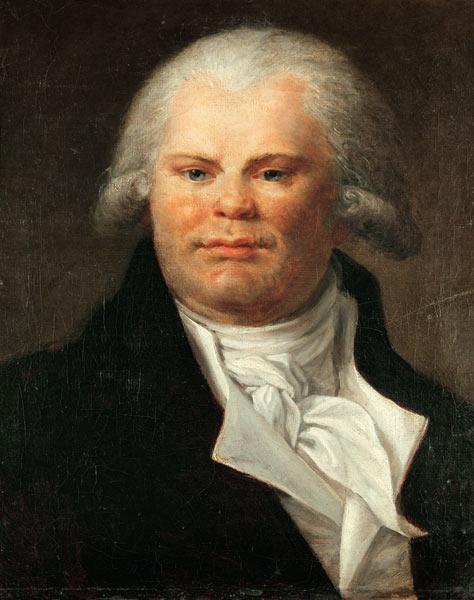 Bildnis von Georges-Jacque Danton (1759-1794). 18. Jahrhundert