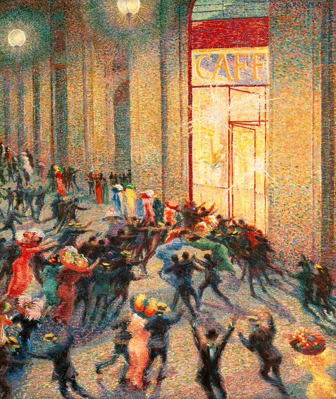 Lutte de Galleria à Umberto Boccioni