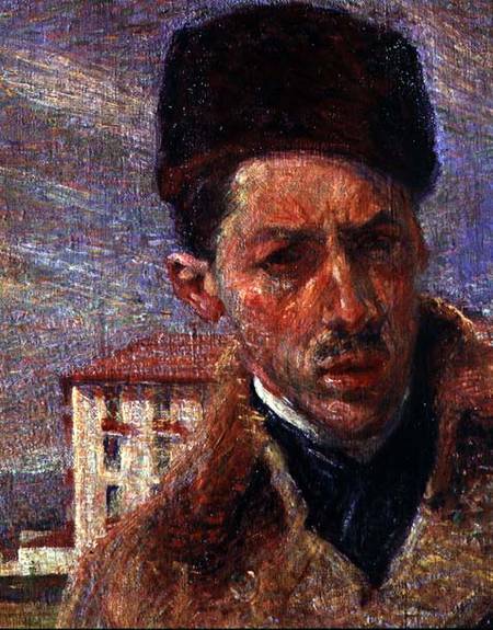Self portrait à Umberto Boccioni