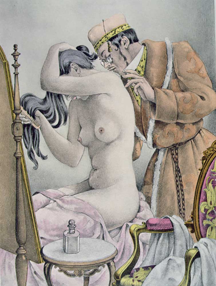 Illustration for Madame Bovary by Gustave Flaubert (1821-80) published by Gibert Jeune, 1953 à Umberto Brunelleschi