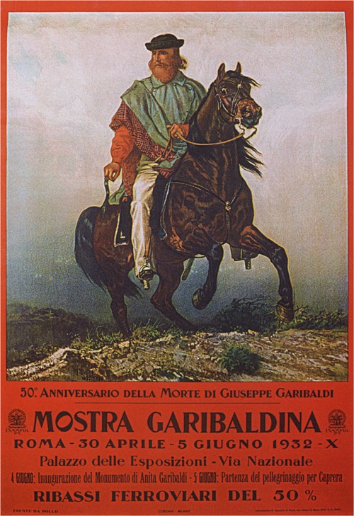 Fiftieth Anniversary of the death of Giuseppe Garibaldi à Artiste inconnu