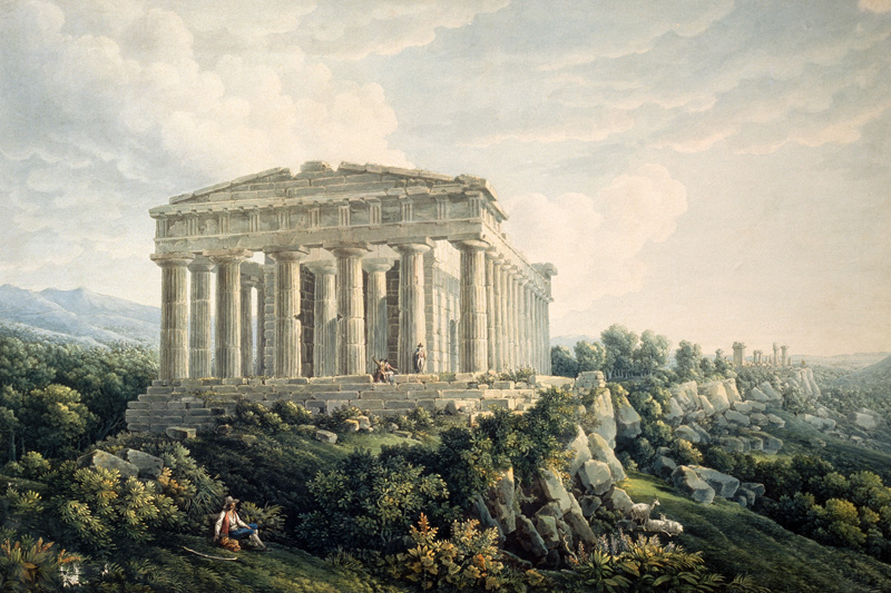 The Temple of Concordia in Agrigento à Artiste inconnu